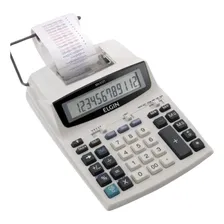 Calculadora De Mesa Com Bobina 12 DÃgitos Ma-5121 Elgin Cor Branco Foto mini 2