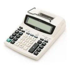Calculadora De Mesa Com Bobina 12 DÃgitos Ma-5121 Elgin Cor Branco Foto mini 1