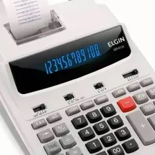Calculadora De Mesa Com Bobina 12 DÃgitos Mr-6124 Elgin Cor Branco Foto mini 3