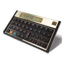 Calculadora Hp 12c Gold Dourada C/manual Português Foto mini 2