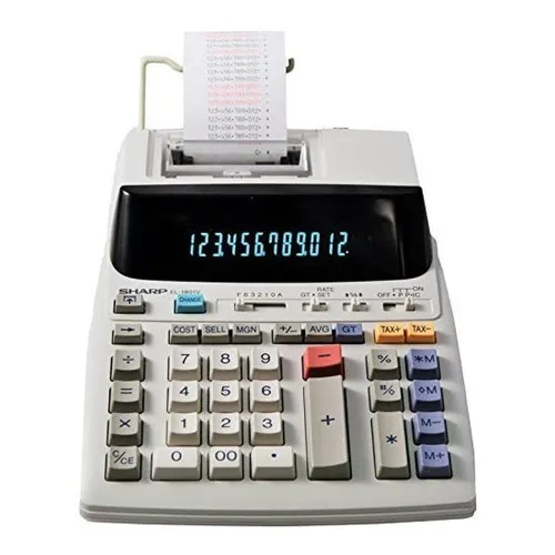Calculadora Sharp 1801v/110v Cor Branca Foto 1