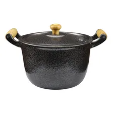 Caldeirão Aluminio Batido Craqueado Preto Feijão 12 Cm 800ml Foto  mini 1