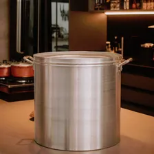 Caldeirão N 30 Panela Industrial Em Aluminio Linha Hotel 20l Cor Prateado Foto mini 4