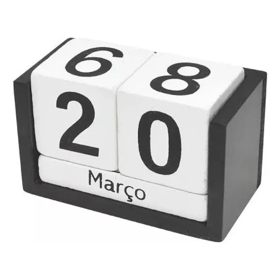 Calendário Mdf Para Mesa Foto 1