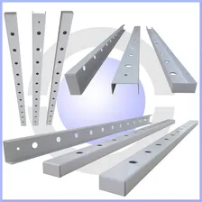 Calha Perfilada AlumÃnio ExtensÃvel 3 Peças Kit Estrutura Branco Foto mini 2
