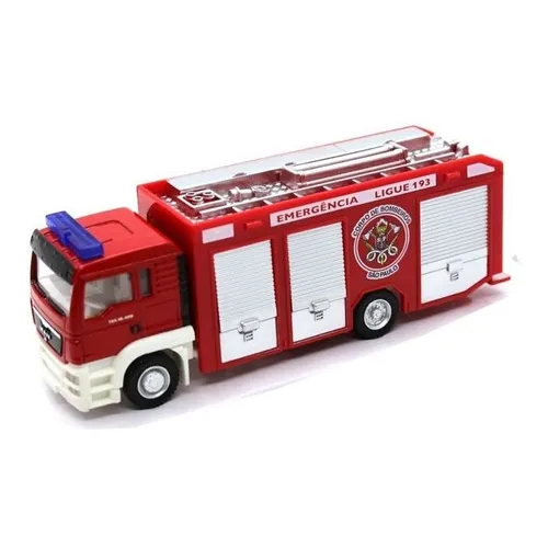 California Junior Truck Caminhão Man Tgs Bombeiros 1:64 Foto 1