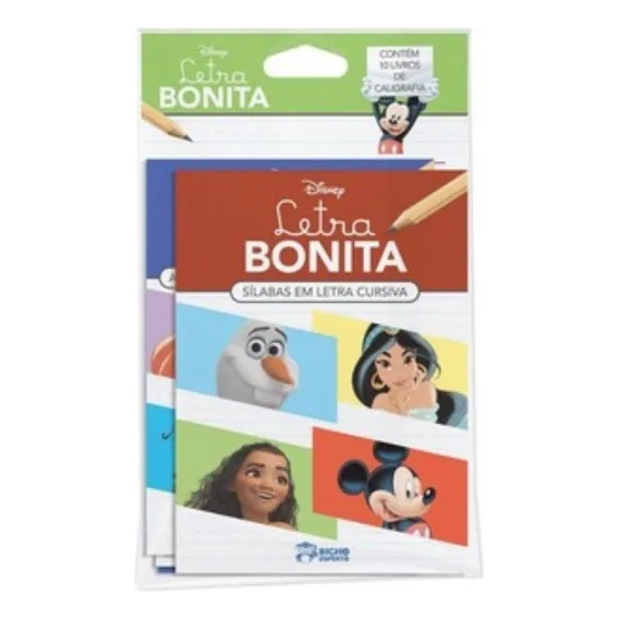 Caligrafia Letra Bonita Com 10 Livros Foto 1