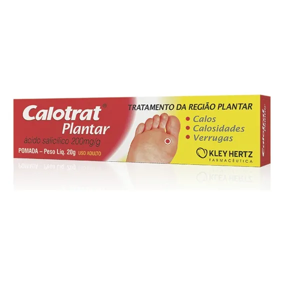 Calotrat Plantar Pomada Remove Calos E Verruga 20 Gramas Foto 1