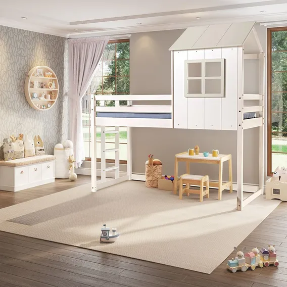 Cama Alta Infantil Cabana Family Casatema Foto 1