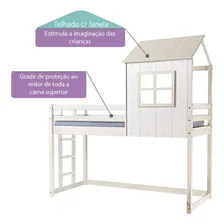 Cama Alta Infantil Cabana Family Casatema Foto mini 4