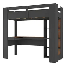 Cama Alta Multifuncional Com Escrivaninha Penteadeira Foto mini 2