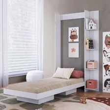 Cama Articulada Solteiro Vertical Com Cv1085 Branco Foto mini  2