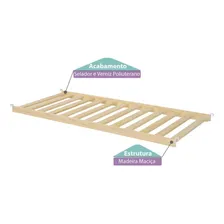 Cama Auxiliar Montessoriano Em Madeira Maciça Casatema Foto mini 3