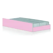 Cama Auxiliar Solteiro Eleganza J&a Móveis Rosa Bg Foto  mini 1