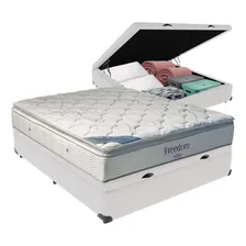 Cama Baú Colchão Casal Ortobom Freedom Espuma Viscoelástica Foto  mini 1