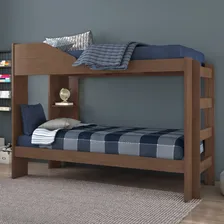 Cama Beliche Conquista Indy Solteiro Cor Cacau Foto mini 2
