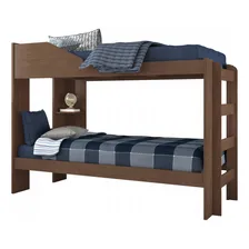 Cama Beliche Conquista Indy Solteiro Cor Cacau Foto mini 1