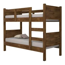 Cama beliche VitaMov Turin 1 corpo cor malbec fabricado em mdf Foto mini 1