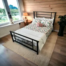 Cama Bicama Camas E Beliches Camas E Beliches Casal Cor Preto Fabricado Em Metal Foto mini 1