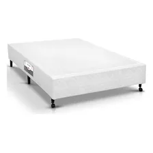 Cama Box Base Casal Poli Branco (128x23)castor Foto  mini 1