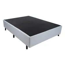 Cama Box Base Casal Tecido Branco (138x24)luckspuma Foto mini 1
