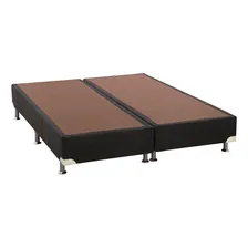 Cama Box Base Queen Americana Suede Preto (158x23)ortobom Foto mini 1