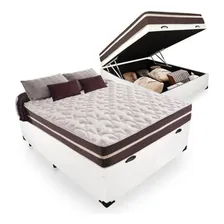 Cama Box Baú Casal + Colchão De Molas Colchões Classic Foto mini 1