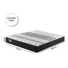 Cama Box Baú Casal + Colchão Molas 138x188 Cor Corino Preto Foto mini 3