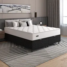 Cama Box Baú Casal Mola Ensacada Umaflex 138x188x67cm Br Pt Foto mini 4