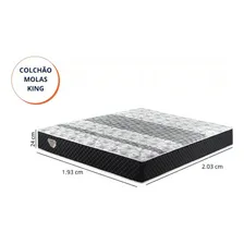 Cama Box Baú King + Colchão Molas 193x203 Cor Suede Bege Foto mini 2
