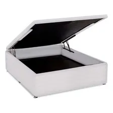 Cama Box Baú Ortobom Courino Bianco Casal 138 Foto mini 1