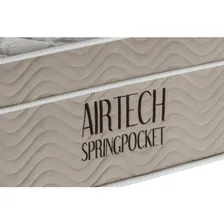 Cama Box Baú Queen Airtech Spring Pocket Ortobom Abwt Foto mini  2