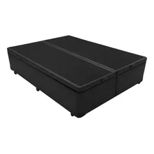 Cama Box Baú Queen Courino Preto (158x37)luckspuma Foto mini  2