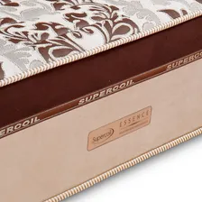 Cama Box Casal Colchão Ortho Casal C/ Molas Ensacadas Marrom Foto mini 4