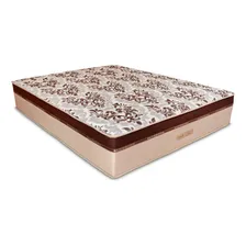 Cama Box Casal Colchão Ortho Casal C/ Molas Ensacadas Marrom Foto mini 2