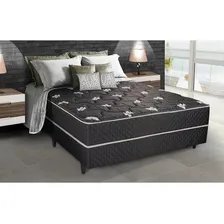 Cama Box Casal Conjugada Cristalflex 138x55x188cm Cor Preto Foto mini 2
