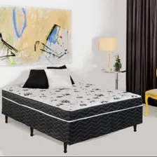 Cama Box Casal Conjugada Unibox - Fabrica De Tudo Cor Preto Foto mini 3