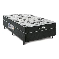 Cama Box Casal Conjugada - Union Ortopedic Espuma - Ortobom Cor Preto Foto mini 1