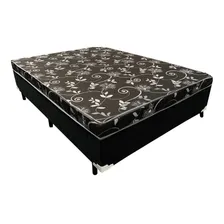 Cama Box Casal Conjugado Sleep Comfort 138x188x53 Cor Preto Foto mini 1