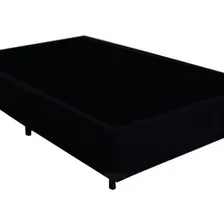 Cama Box Casal Medida Padrão Suede Preto 138 X 188 X 40 Foto mini 1