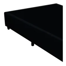 Cama Box Casal Medida Padrão Suede Preto 138 X 188 X 40 Foto mini 2