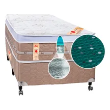 Cama Box Colchão Castor Solteiro Niponpedic Bonnel 88x188 Foto mini 2