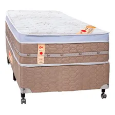 Cama Box Colchão Castor Solteiro Niponpedic Bonnel 88x188 Foto mini 1