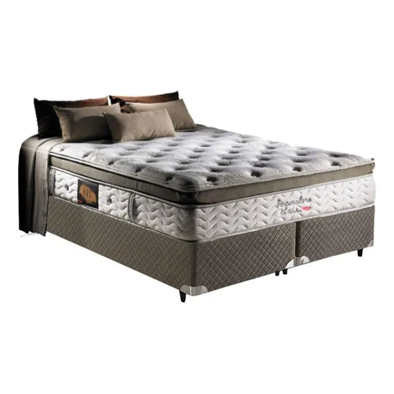 Cama Box Queen: Colchão Molas Ensacadas Herval Imperatore+b Foto 1