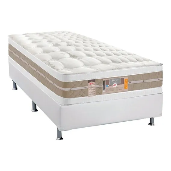 Cama Box Solteiro: Colchão Molas Castor Pocket Silver Star Foto 1