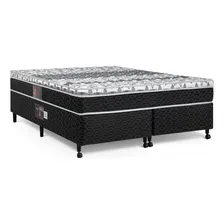 Cama Box+colchão Castor Queen Class Tecnopedic 158x198x52cm Foto mini 1