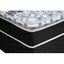 Cama Box+colchão Castor Queen Class Tecnopedic 158x198x52cm Foto mini 3