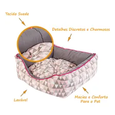 Cama Cachorro Gigante 80x70 Caminha Grande Lavável Fofinha Foto mini  3