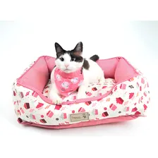 Cama Caminha Pet Cachorro Cupcake Bege G 75x63cm Foto mini 3
