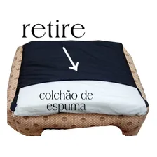 Cama Caminha Pra Cachorro 60x60 +tapetinho Cor Vermelho Foto mini 4